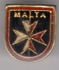 MALTA landen wapen PIN ( BLAD0_047), Verzamelen, Speldjes, Pins en Buttons, Ophalen of Verzenden, Zo goed als nieuw, Stad of Land