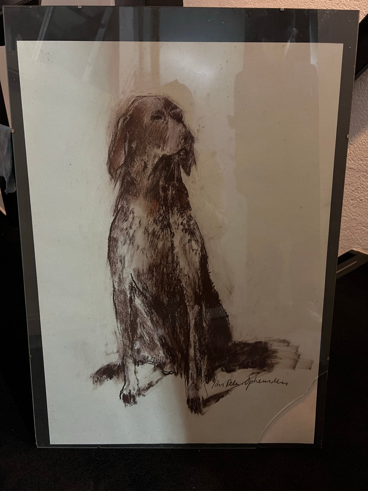 Originele kunst van, Van Pete Opheursen, Antiek en Kunst, Kunst | Tekeningen en Foto's, Ophalen, Tekening, Overige technieken