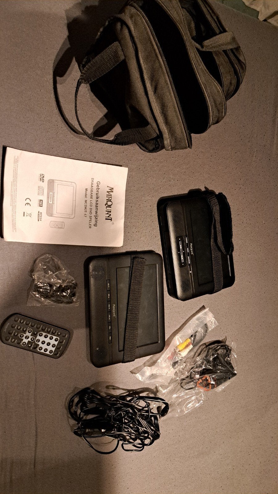 Draagbare DVD-speler met usb poort met extra scherm en acces, Ophalen of Verzenden, Overige merken