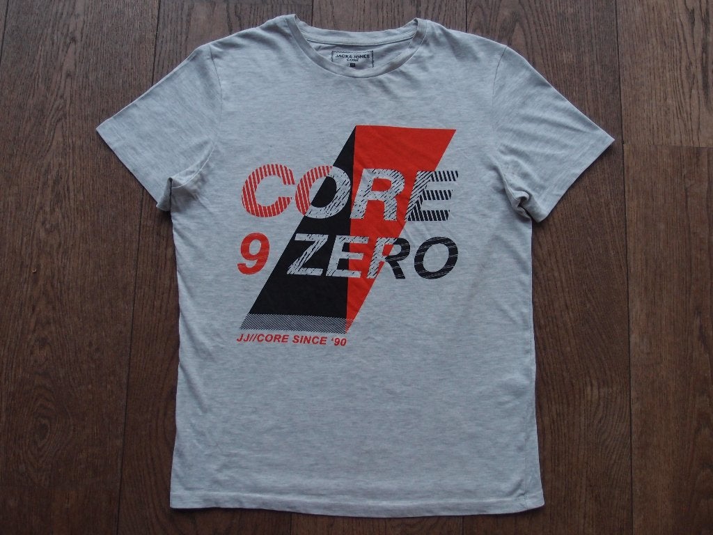 Stoer Jack & Jones jongens heren shirt korte mouw maat XS, Kleding | Heren, Ophalen of Verzenden, Zo goed als nieuw, Grijs, Jack & Jones