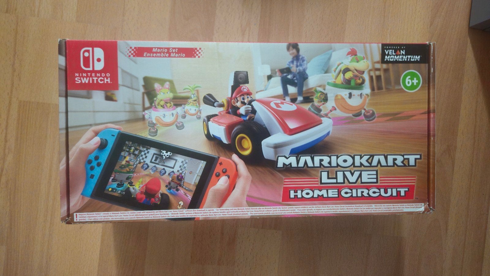Mario Kart Live: Home Circuit - Mario Set (Compleet), Spelcomputers en Games, Spelcomputers | Nintendo Switch, Zo goed als nieuw