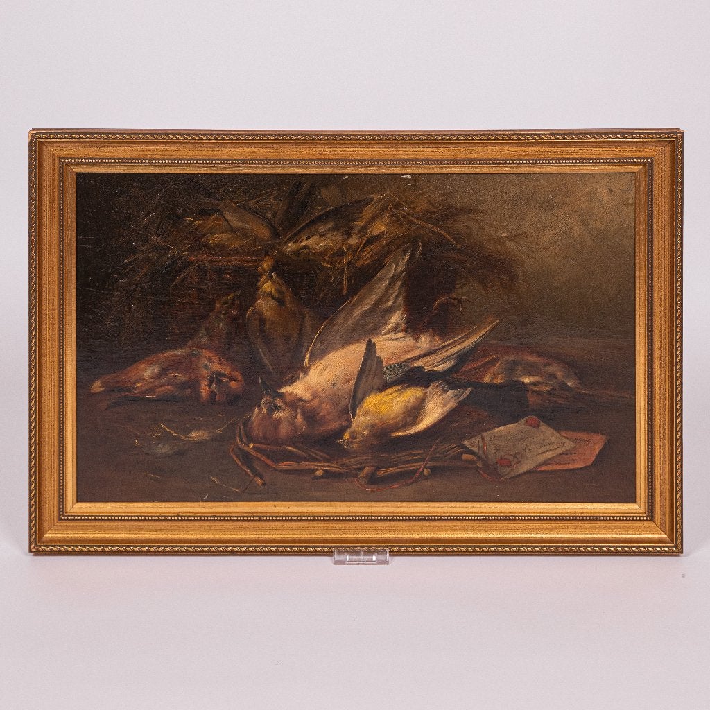Oliverf schilderij op paneel Cauchois, Antiek en Kunst, Ophalen