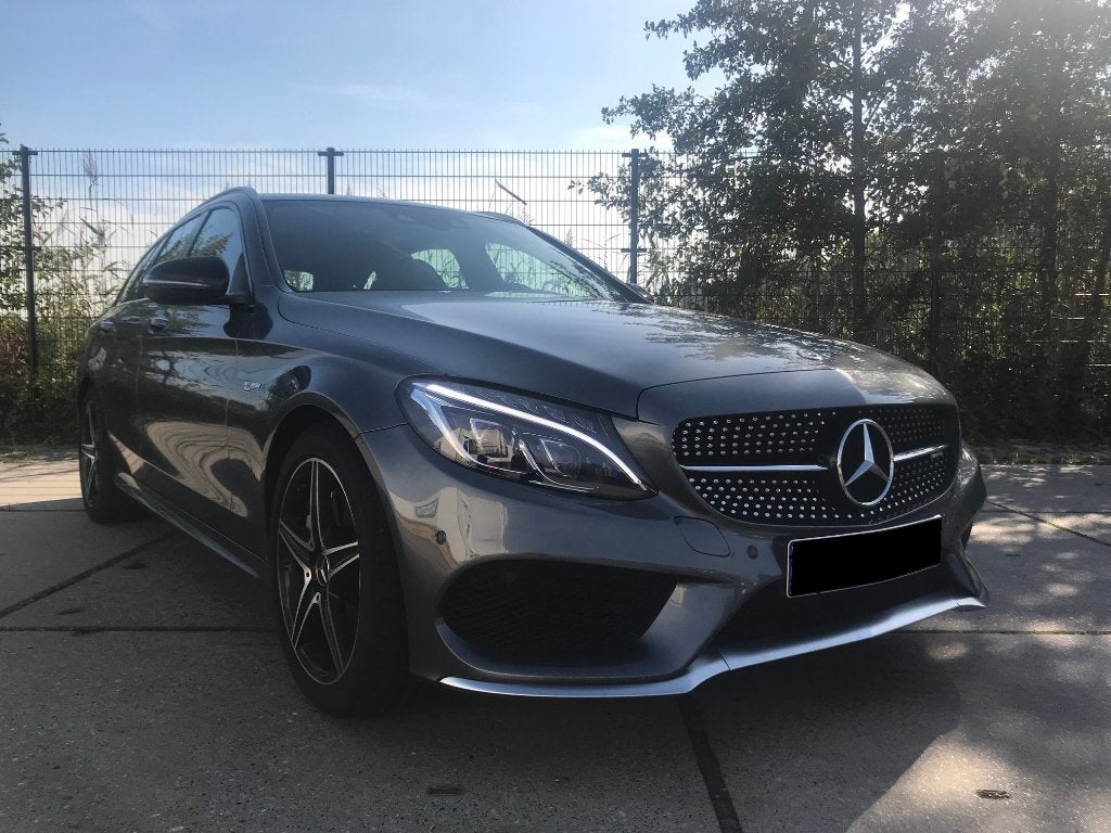 Mercedes-Benz C-Klasse C43 AMG 367pk 4MATIC 9G-TRONIC 2017, Automaat, Dealer onderhouden, 1800 kg, Zwart