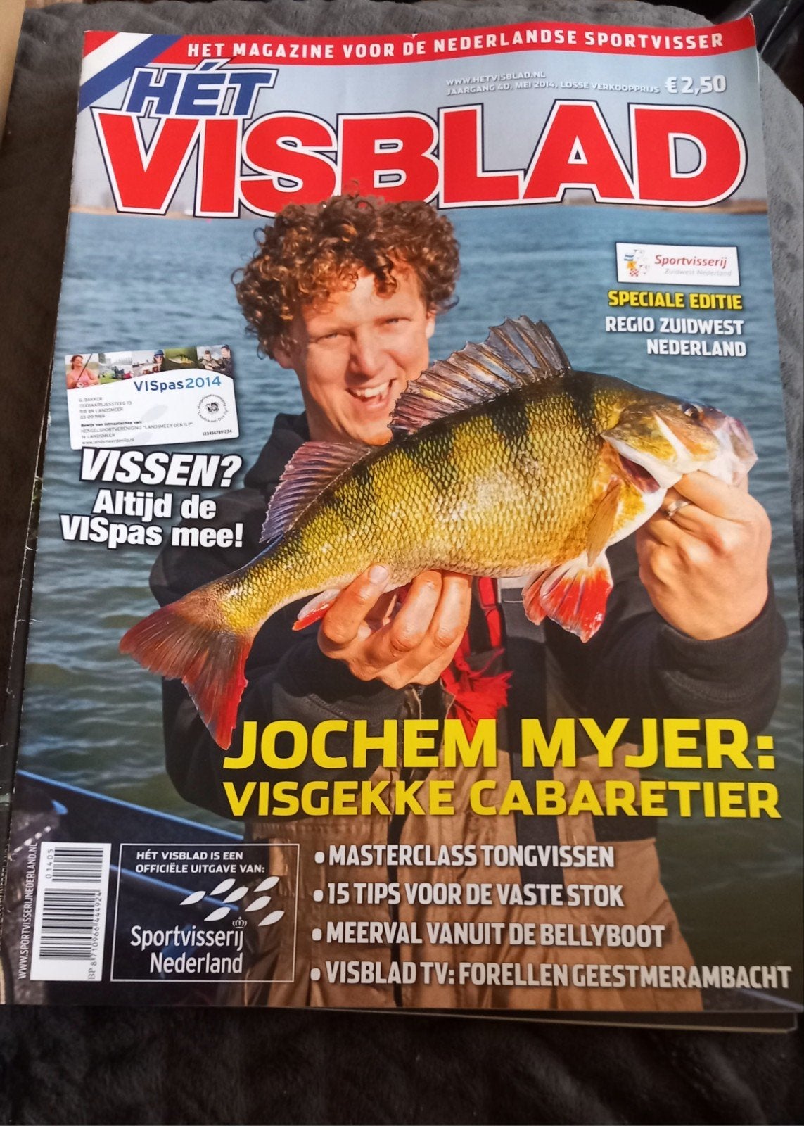 14 x Visblad Sportvisser Div Jaargangen Karper Vissen Hengel, Ophalen of Verzenden, Zo goed als nieuw, Boek of Tijdschrift