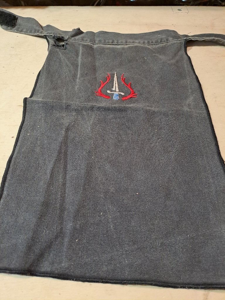 Vintage halsdoek met Geborduurd Embleem stoottroepen, Onbekend@voorbeeld.com, Overige gebieden, Onbekend, Ophalen of Verzenden