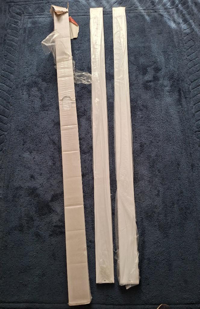 22 nieuwe witte kunststof losse verticalen lamellen 176 cm, Ophalen, Nieuw, 150 tot 200 cm