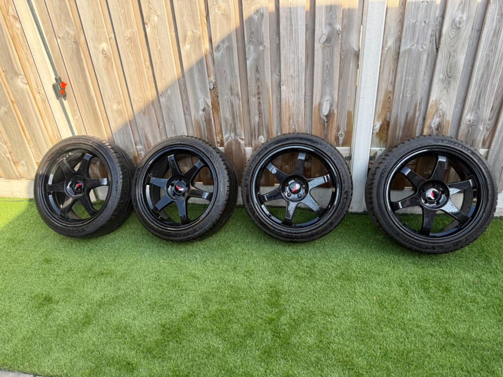 JR3 velgen 18inch 5x100, Auto-onderdelen, Ophalen, 18 inch, Nieuw, Band(en)