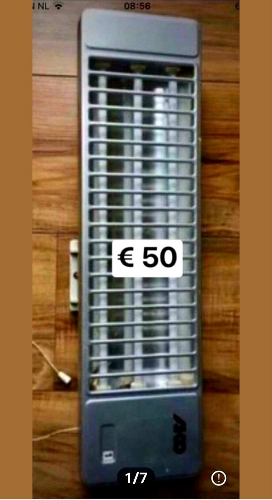 Badkamer Elektrische Kachel 500W, Ophalen, Zo goed als nieuw, Elektrisch, Wand