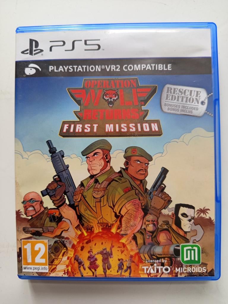 Operation Wolf Returns first mission ps5, Avontuur en Actie, Verzenden, 1 speler, Zo goed als nieuw