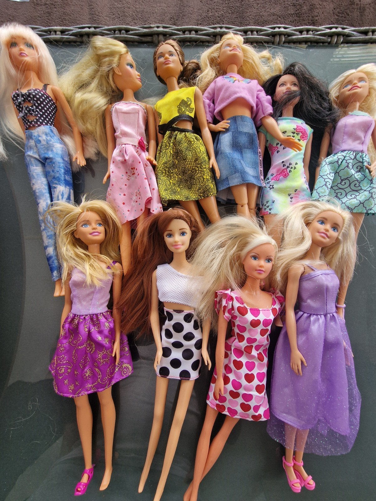 Grote Barbie set: poppen, huis, auto, paard en accessoires, Ophalen of Verzenden, Gebruikt, Barbie