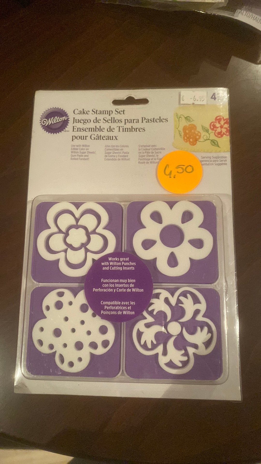 Wilton bloemen stempel set, Ophalen of Verzenden, Nieuw, Taarten, Versiering