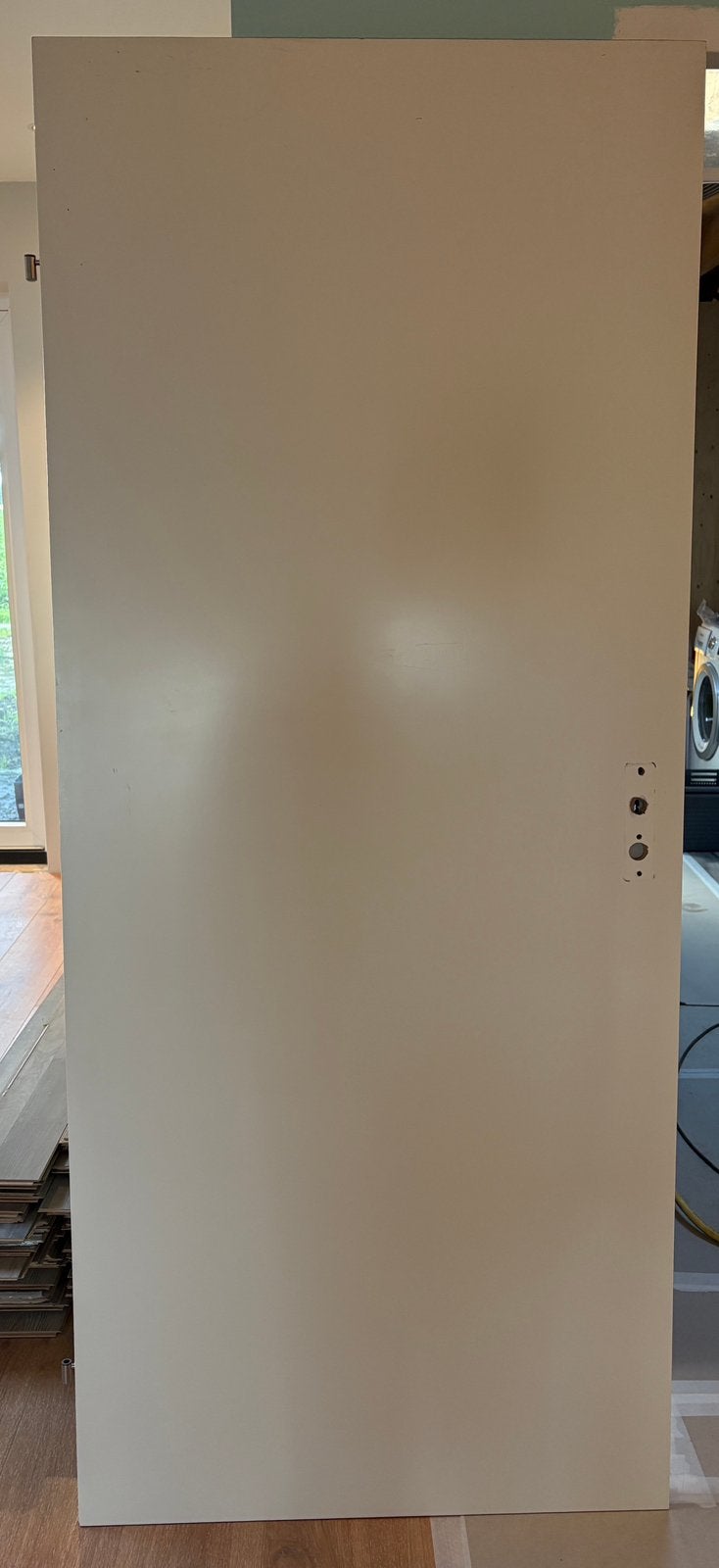 Binnendeur opdek 83 x 200 rechts draaiend, Ophalen, Gebruikt, 80 tot 100 cm, Binnendeur