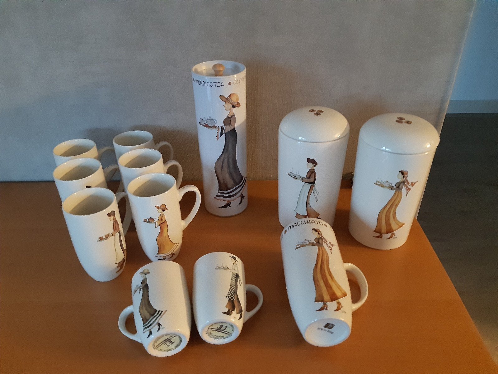 Mooie koffiemokken van Jet ter Steege., Ophalen, Overige typen, Zo goed als nieuw, Overige stijlen