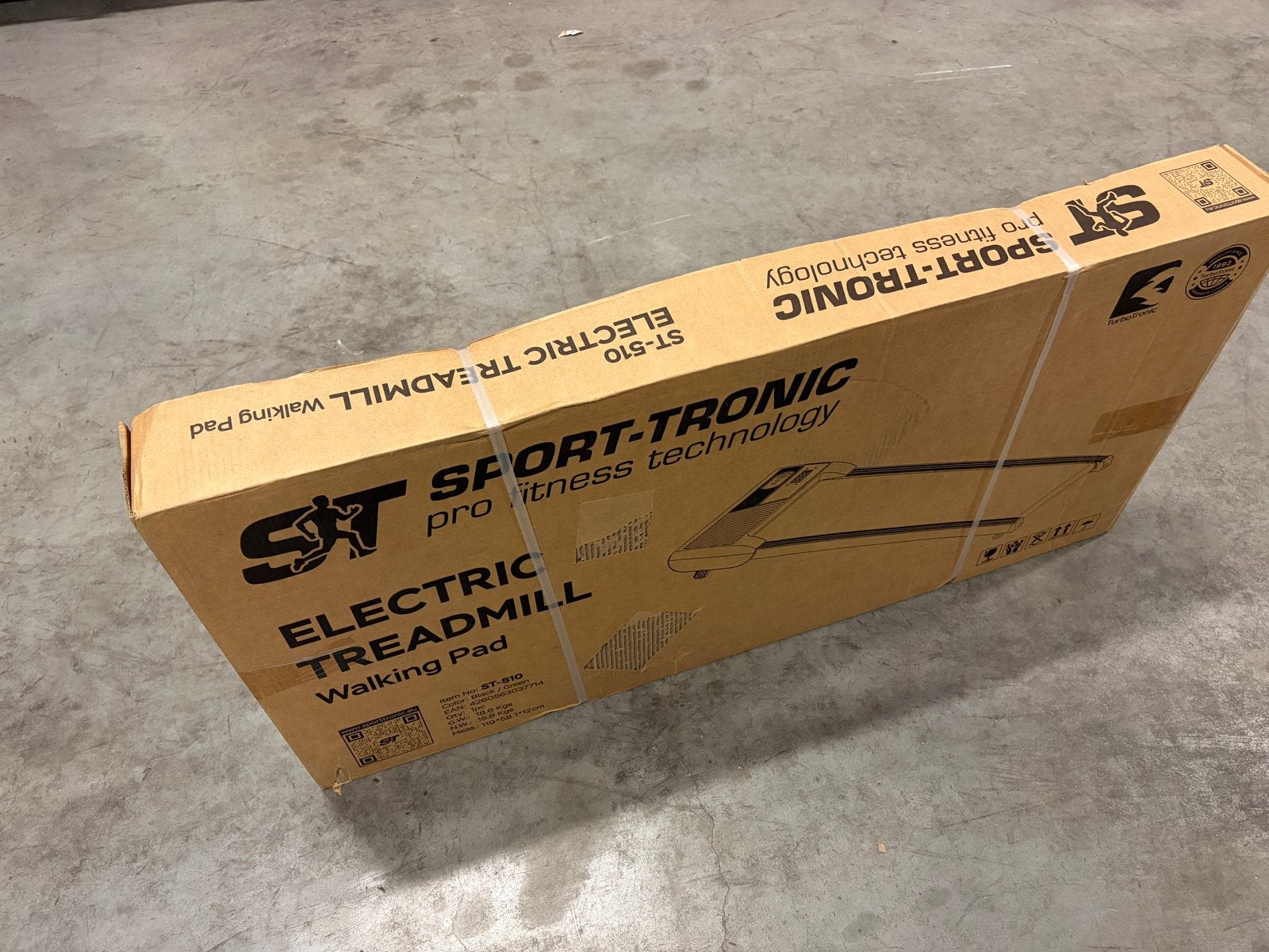SportTronic ST-510 Walking Pad Loopband – 2,5 HP – 6 km/u, Ophalen, Huidevettersstraat 38/40 2000 Antwerpen, Loopband, Z-Global