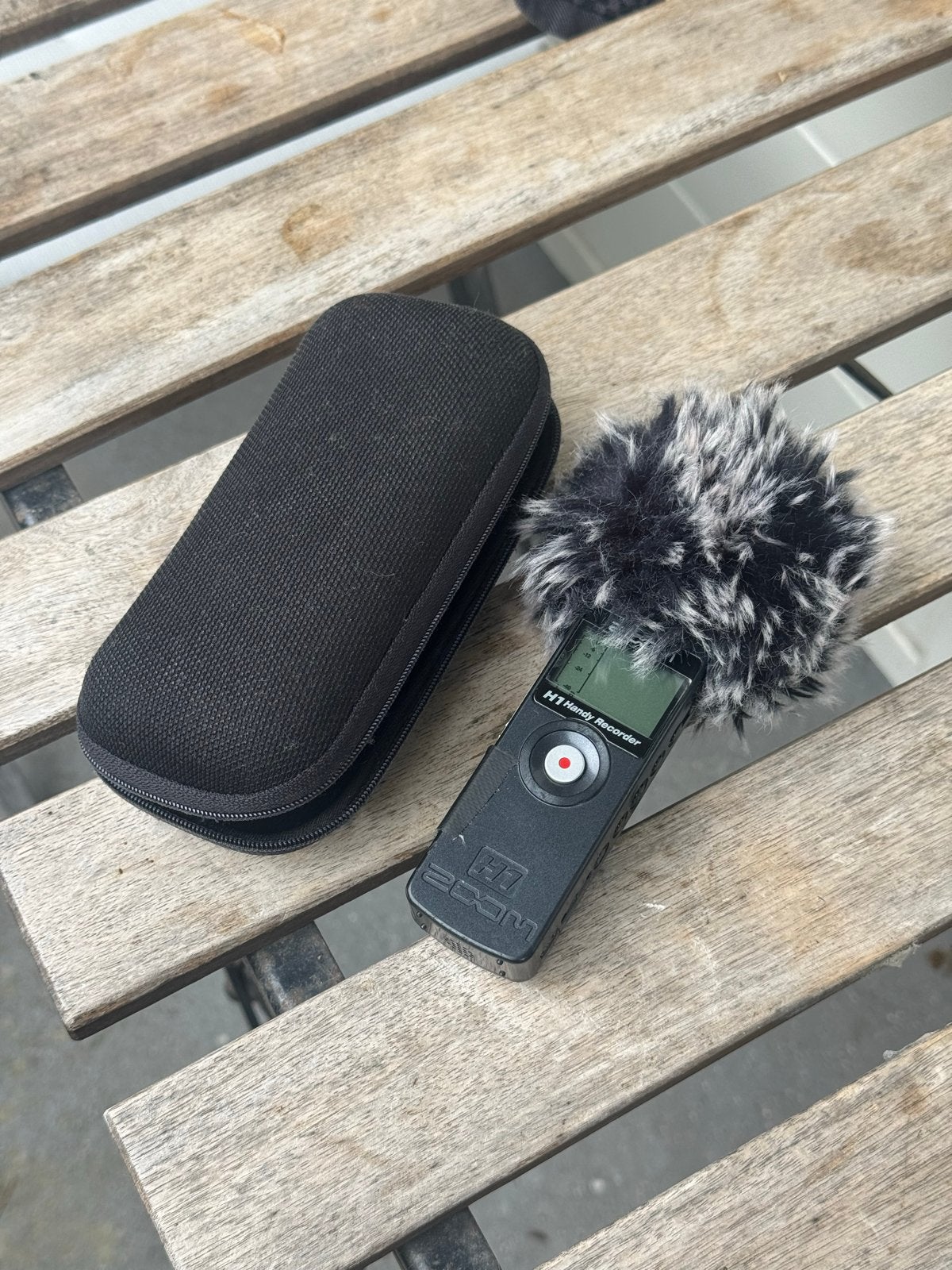 Zoom H1 Handy Recorder met windkap en hoesje, Ophalen of Verzenden, Bandrecorder