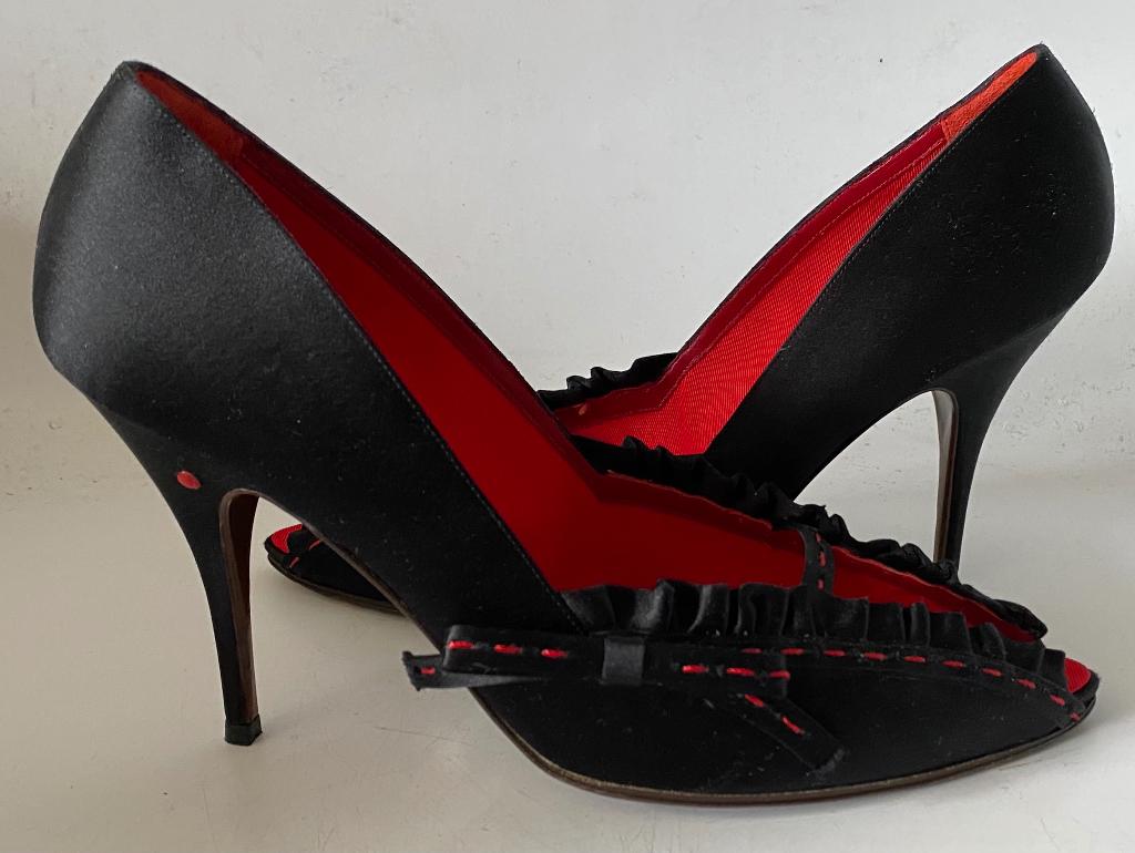 Prachtige elegante Laurence Dacade Paris pumps. Mt 40., Kleding | Dames, Pumps, Zwart, Ophalen of Verzenden, Zo goed als nieuw