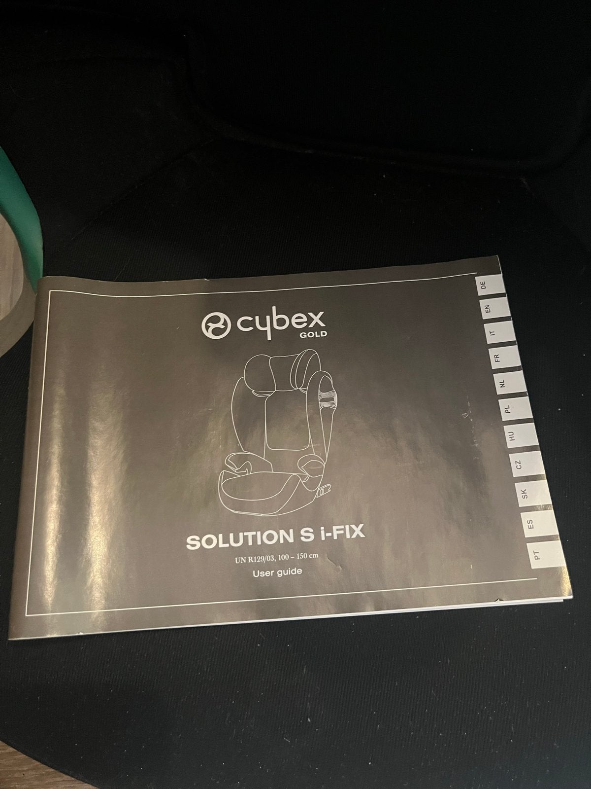 Cybex Solution S i-Fix autostoel - Zwart, Gebruikt, 15 t/m 36 kg, Verstelbare rugleuning, Isofix