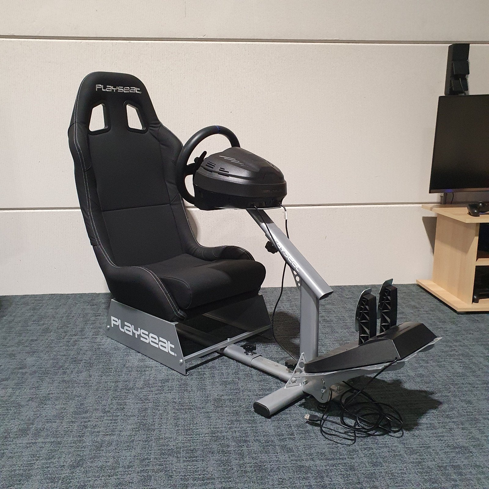 Playseat Evolution + T300 RS  PS4 / PS5 / PC, Ophalen, Info@xxlracing.nl, Racen en Vliegen, Refurbished