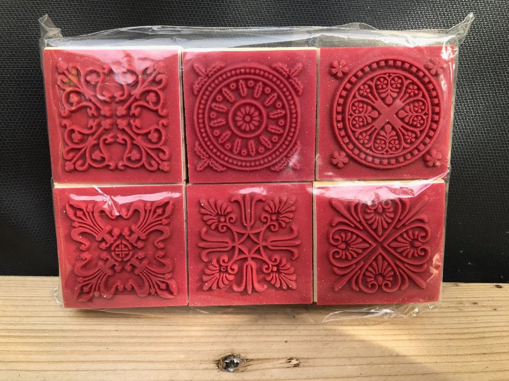 Mandala stempel om muren meubels te decoreren set vierkant, Verburgt Vintage, Geschikt voor karton, Gereedschap of Toebehoren
