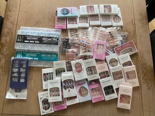 kunst nagels diverse soorten. zie omschrijving, Ophalen of Verzenden, Nieuw, Overige kleuren, Handen en Nagels