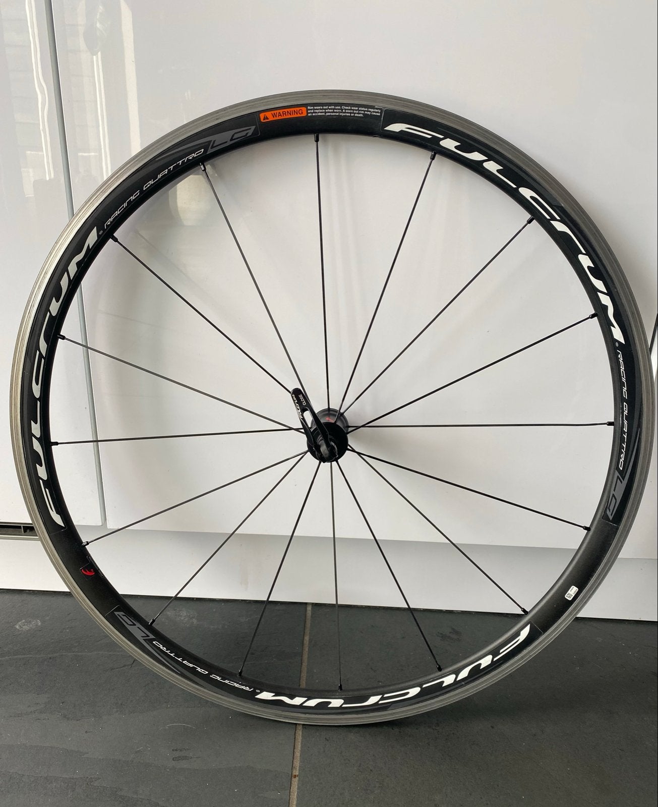 Fulcrum Racing Quattro aluminium voorwiel racefiets, Gebruikt, Aluminium, Racefiets, Ophalen