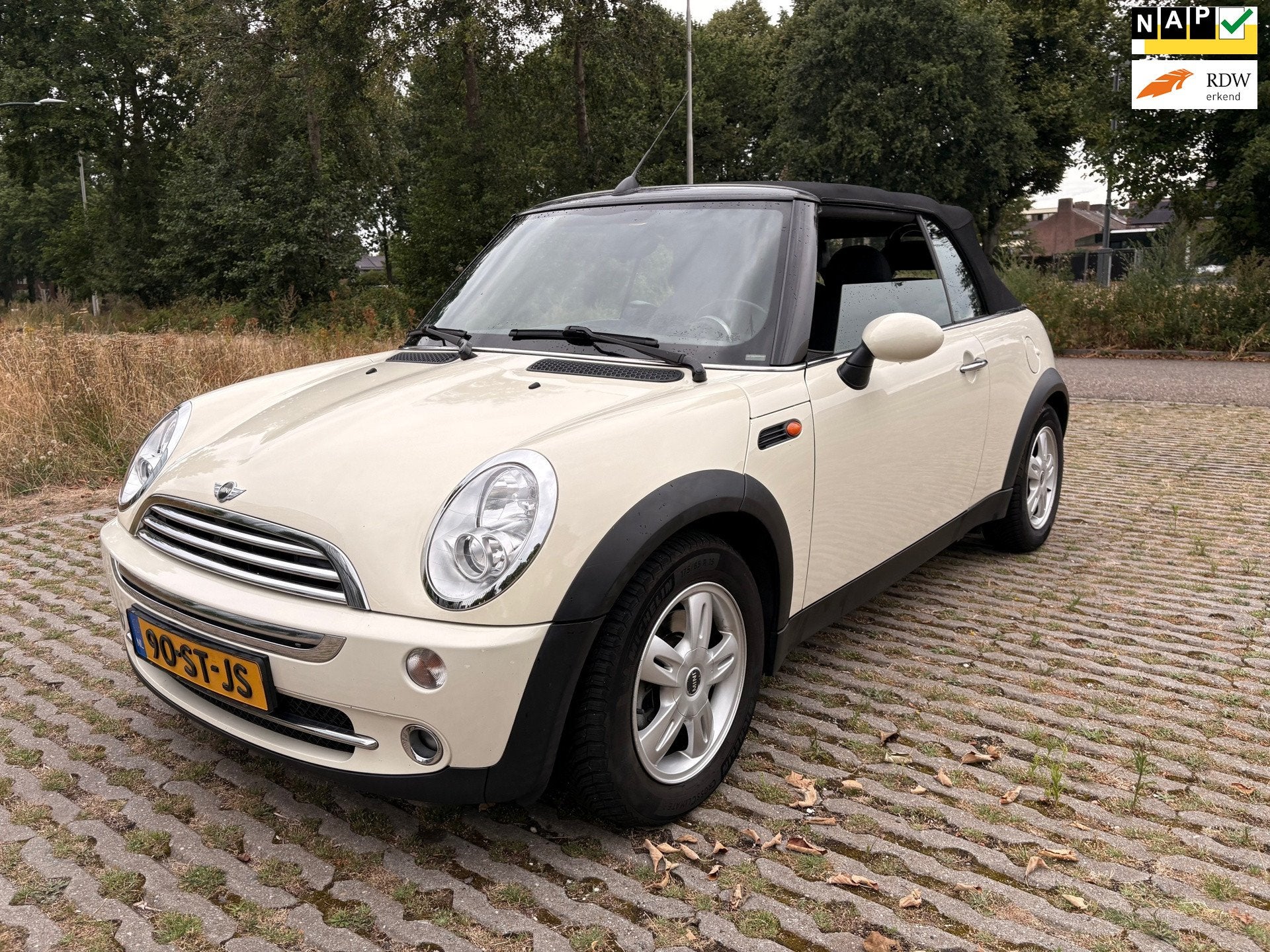 Mini Cabrio 1.6 Cooper Pepper - cabriolet - airco, Auto's, Voorwielaandrijving, Stof, Gebruikt, 4 cilinders