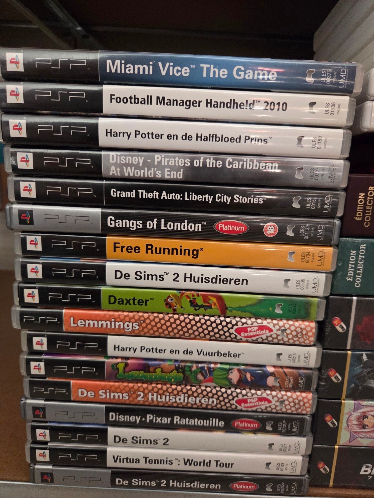 17x PSP spellen oa Harry Potter + GTA, Spelcomputers en Games, Games | Sony PlayStation Portable, Avontuur en Actie, 1 speler