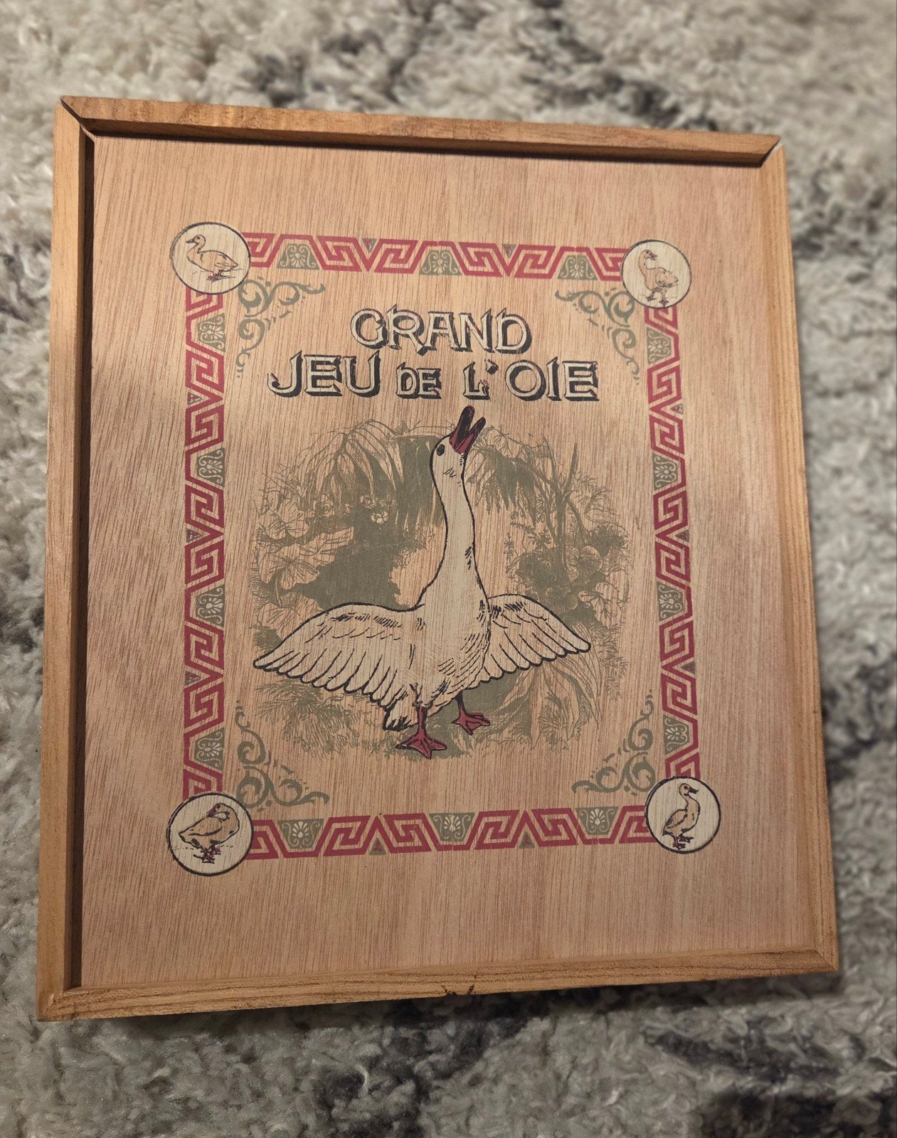 Ganzenbord - Grand Jeu de l'Oie, Drie of vier spelers, Ophalen of Verzenden, Gebruikt, Onbekend