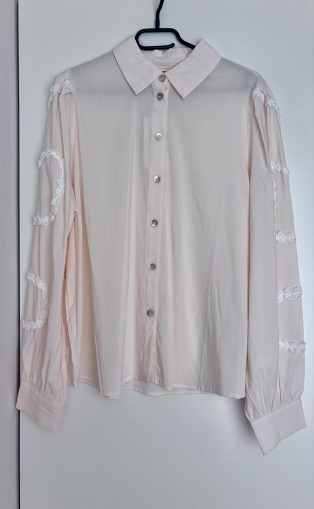 Object beige / crème blouse, maat 40, nieuw!, Kleding | Dames, Ophalen of Verzenden, Nieuw, Maat 38/40 (M), Beige