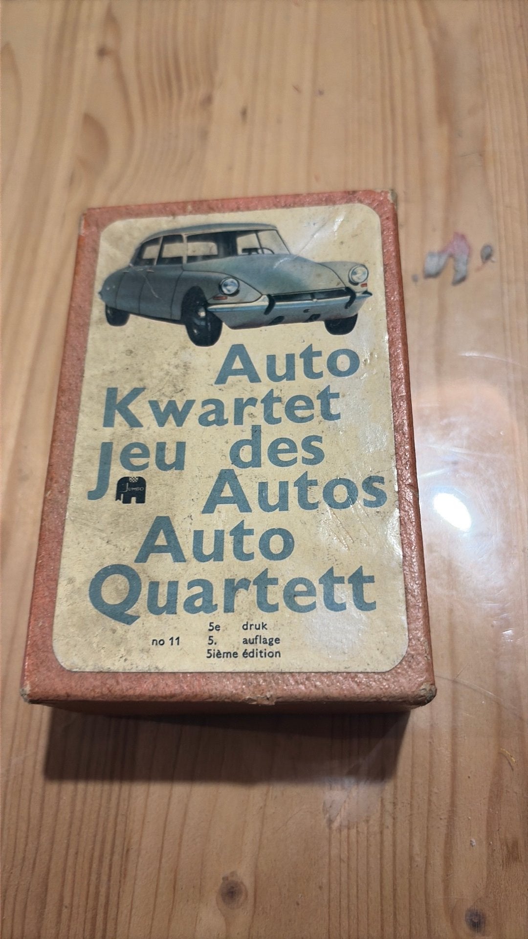 2 oude kwartetspellen, Ophalen of Verzenden, Zo goed als nieuw