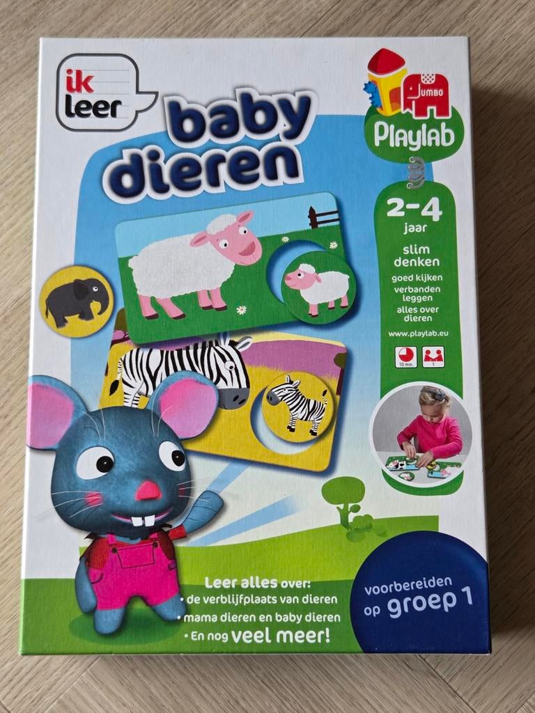 Spel: Ik Leer - Baby dieren, Ophalen of Verzenden, Zo goed als nieuw