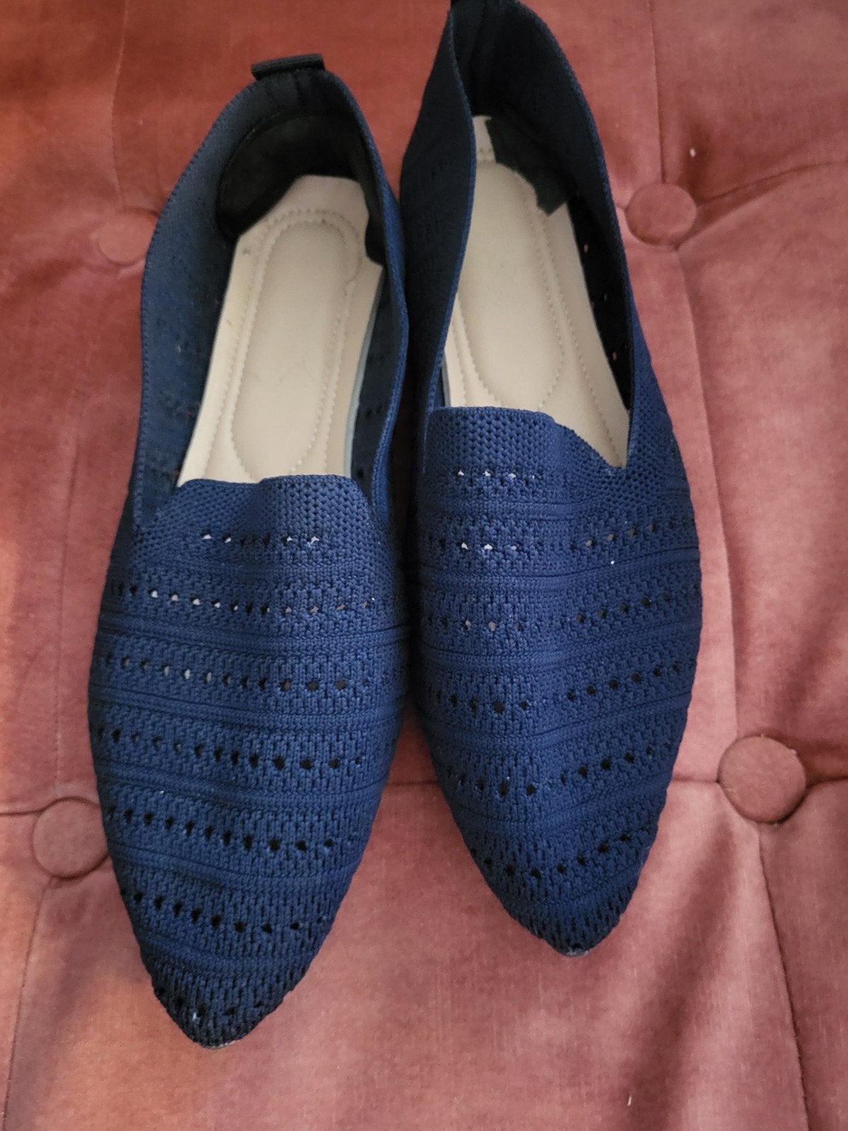 donkerblauwe instappers maat 39 nieuw, Kleding | Dames, Schoenen, Ophalen of Verzenden, Nieuw, Blauw