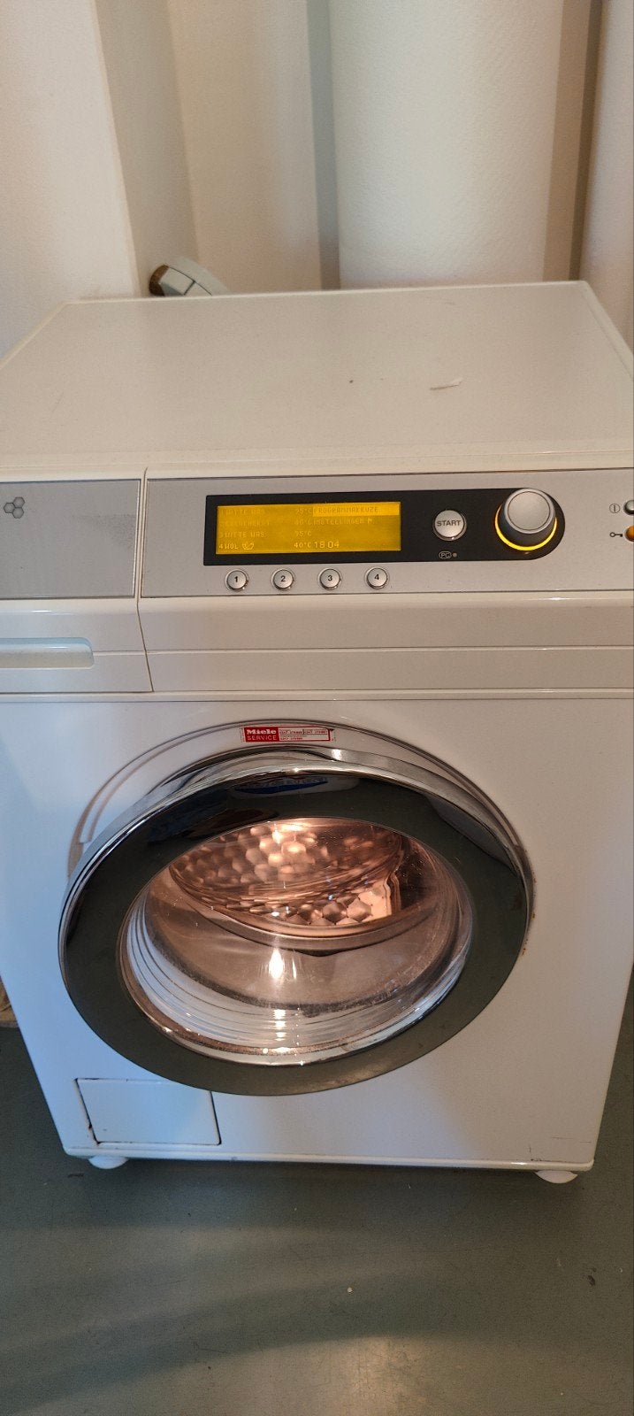 Miele wasmachine w2888, Gebruikt, 4 tot 6 kg, 1600 toeren of meer, Voorlader