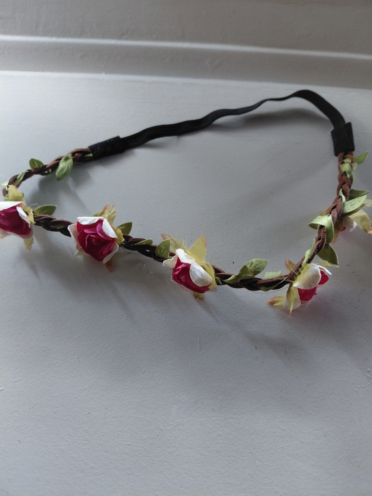 Flower power haarband, Ophalen of Verzenden