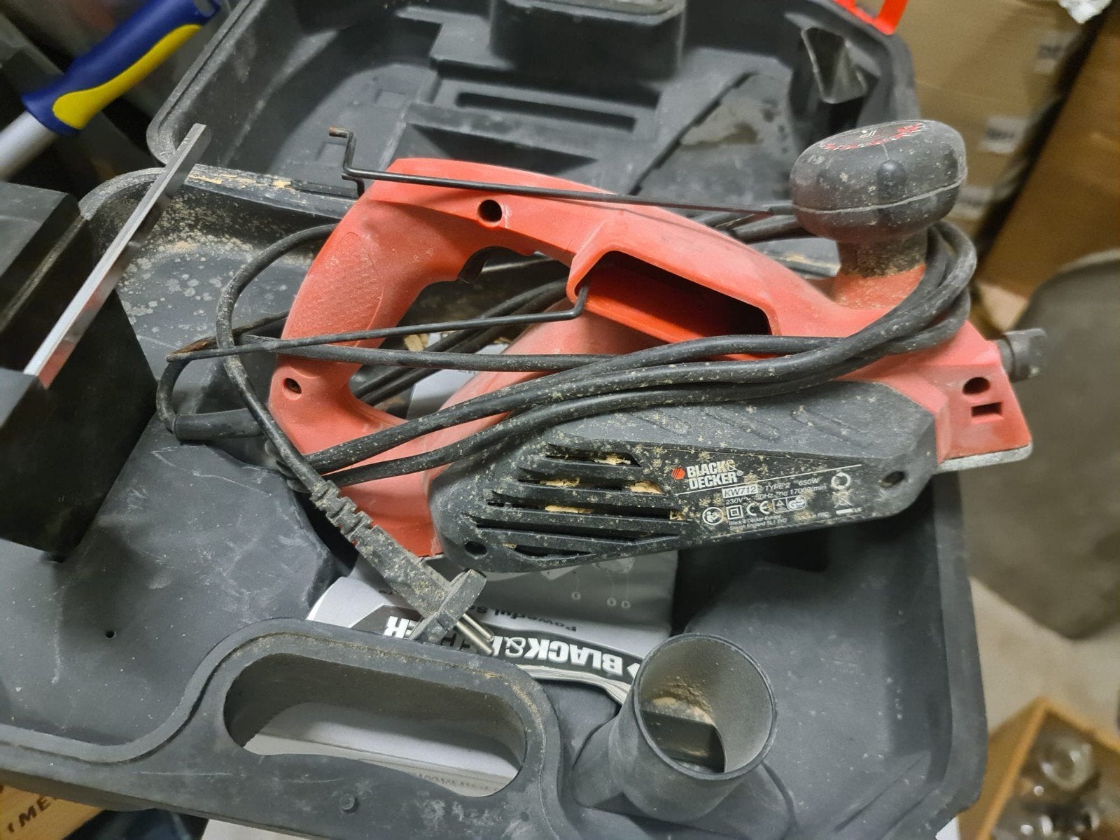 Black & Decker KW712 Schaafmachine - Gebruikt, Ophalen of Verzenden, Gebruikt, Overige typen