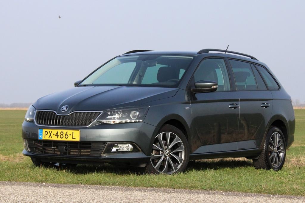 Skoda Fabia 1.0 TSI Greentech 95pk 2017 Grijs, Auto's, Voorwielaandrijving, Stof, 40 €/maand, Zwart