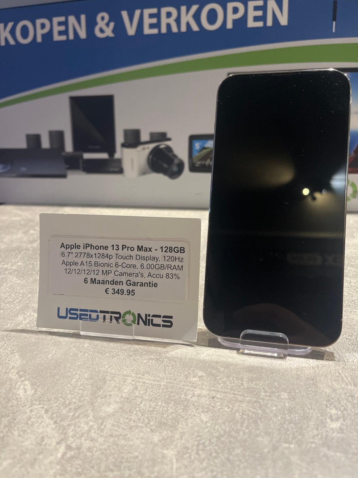 Apple iPhone 13 Pro Max - 128GB - Zo goed als nieuw, 128 GB, Ophalen of Verzenden, Zonder simlock, Zonder abonnement