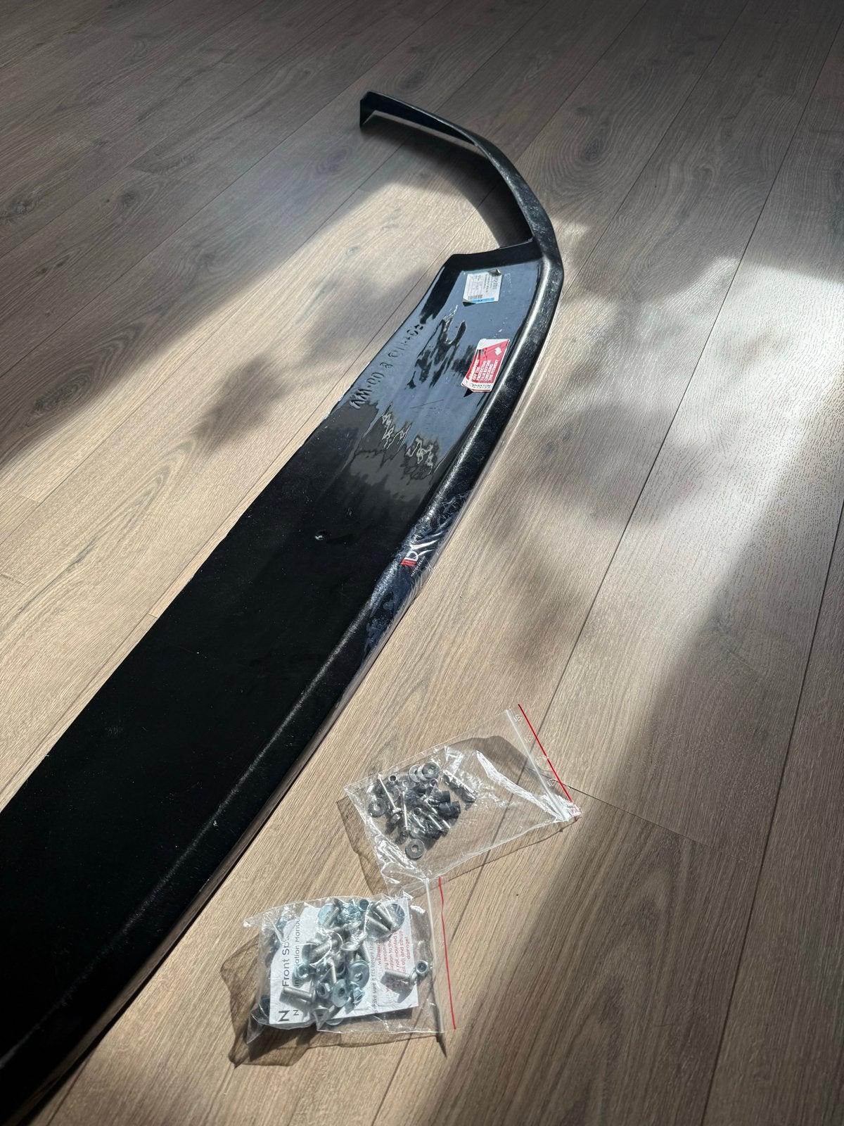 Maxton frontsplitter Golf 8 GTE, GTD, GTI, R-line (nieuw), Nieuw, Ophalen of Verzenden, Bumper, Volkswagen