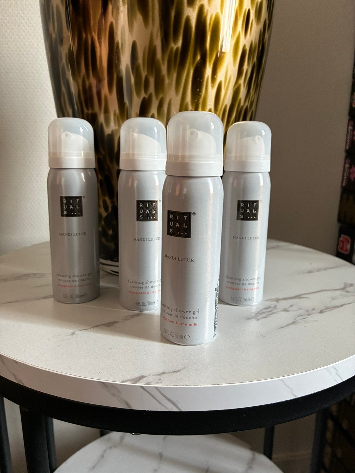 Nieuw rituals mandi lulur shower gel foam douchegel 4 stuks, Ophalen of Verzenden, Nieuw, Bad & Douche