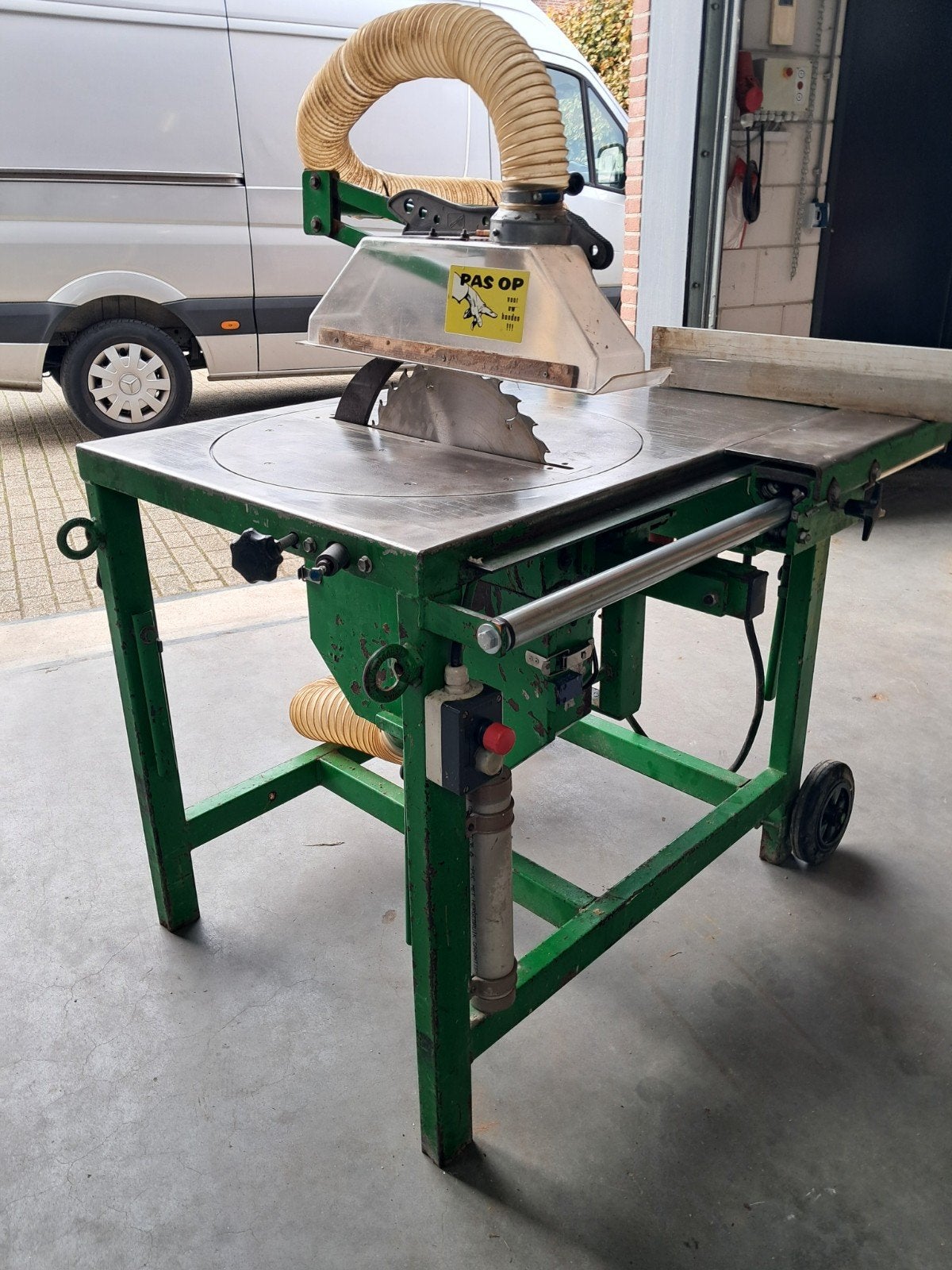Harwi Hvs bouwzaag zaagmachine 400v  Performer, Ophalen