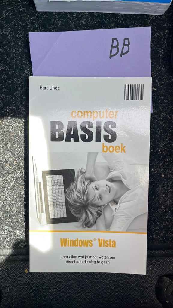 Computer Basis Boek Windows Vista - Bart Uhde, Boeken, Informatica en Computer, Ophalen of Verzenden, Zo goed als nieuw, Besturingssystemen