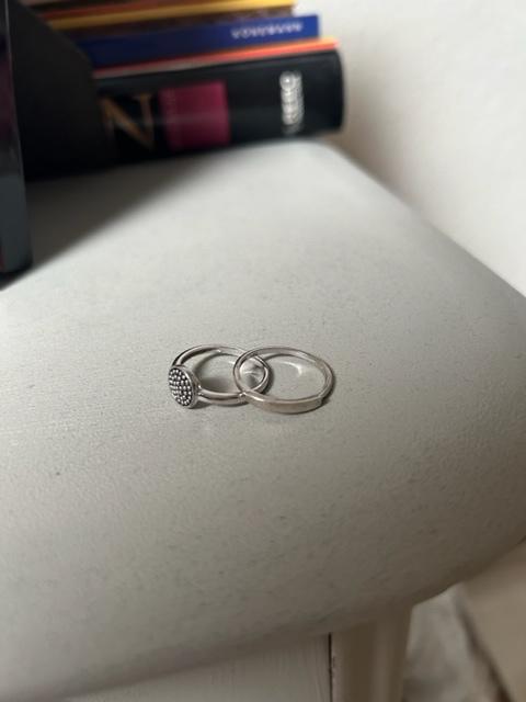 Lucardi ringen zilver maat 53 (17 mm), Ophalen of Verzenden, Zo goed als nieuw, 17 tot 18, Dame