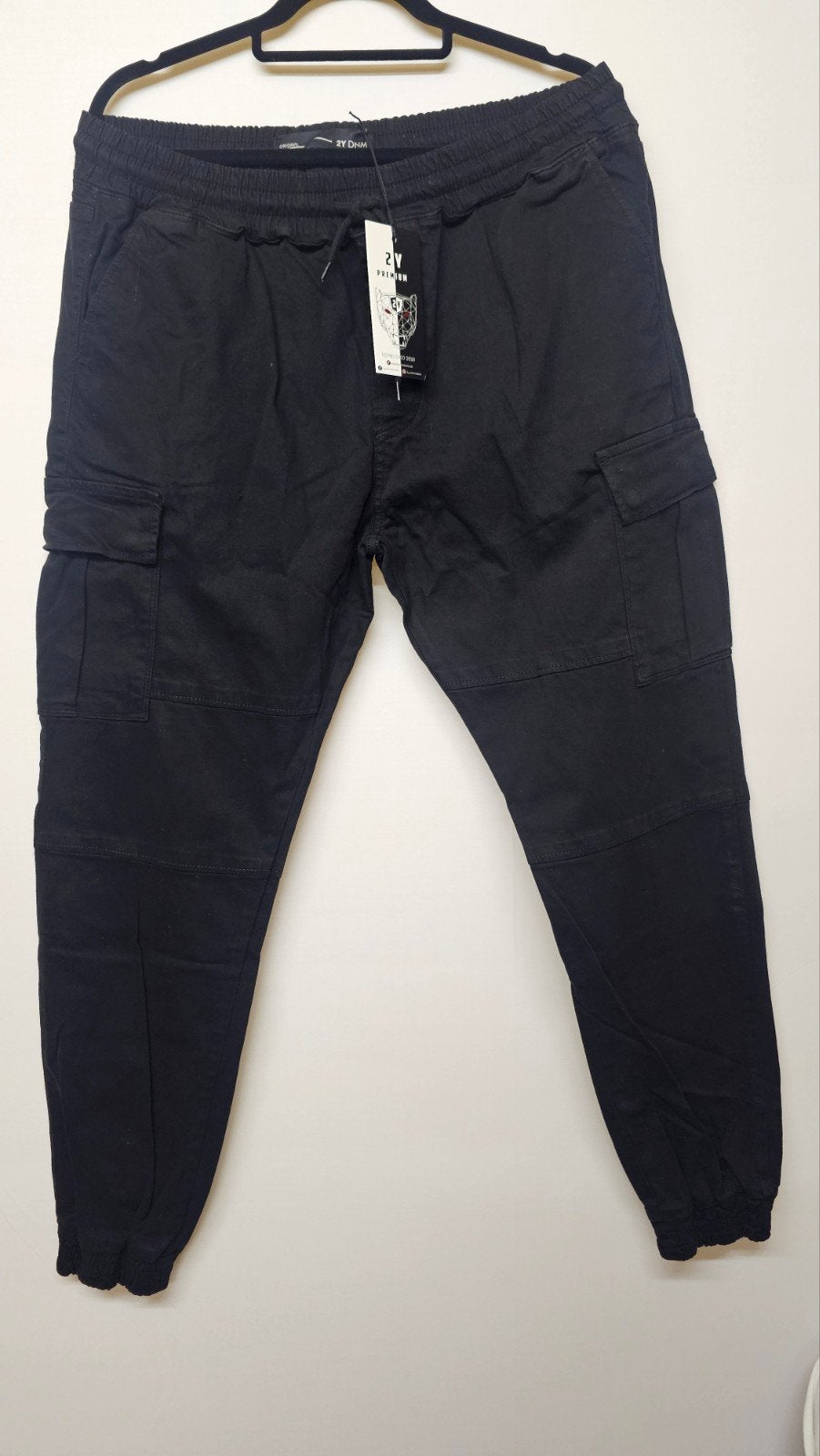 Nieuwe 2Y Premium Cargo Broek - Maat 36, Verzenden, Zwart, Nieuw, Overige maten