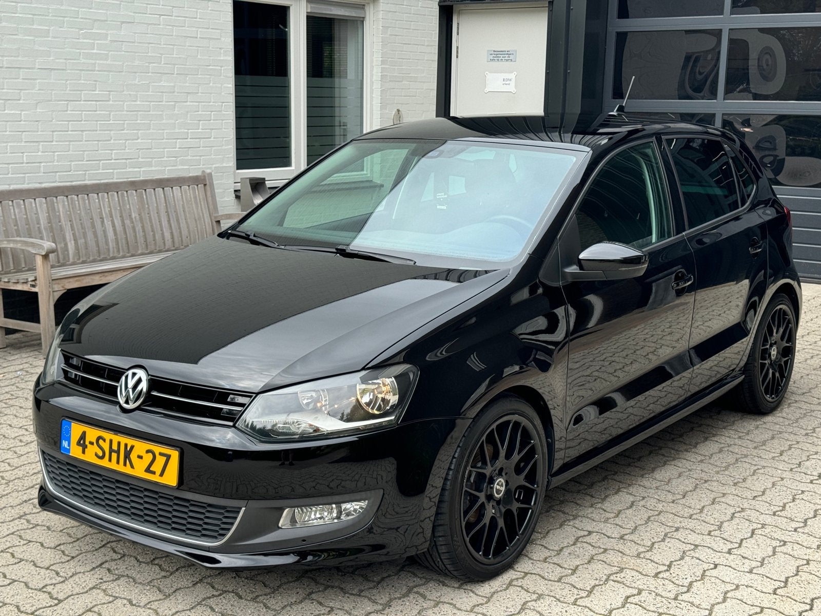 Volkswagen Polo 1.2 TSI, Auto's, Voorwielaandrijving, 40 €/maand, 4 cilinders, Zwart