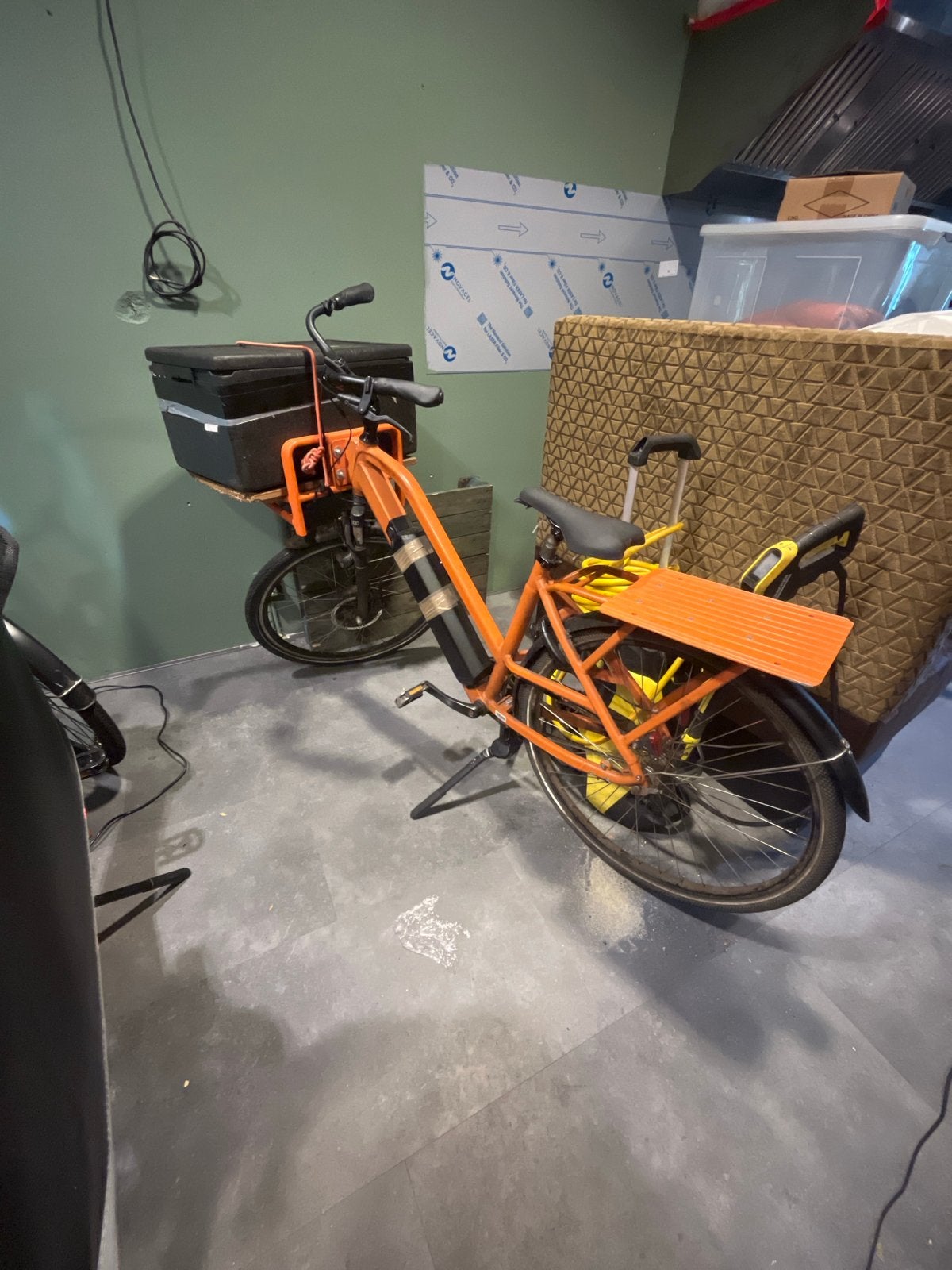 Gebruikte Thuisbezorgd Bezorgfiets, Fietsen en Brommers, Ophalen, Gebruikt, Goederen, Elektrisch