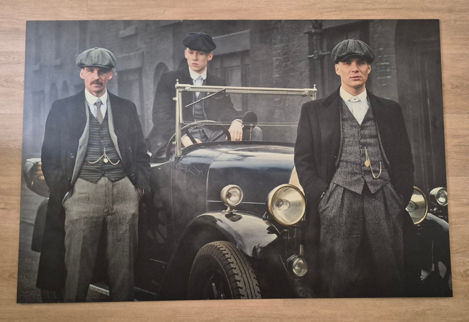 Peaky Blinders Schilderij op Aluminium Composiet Plaat, Ophalen