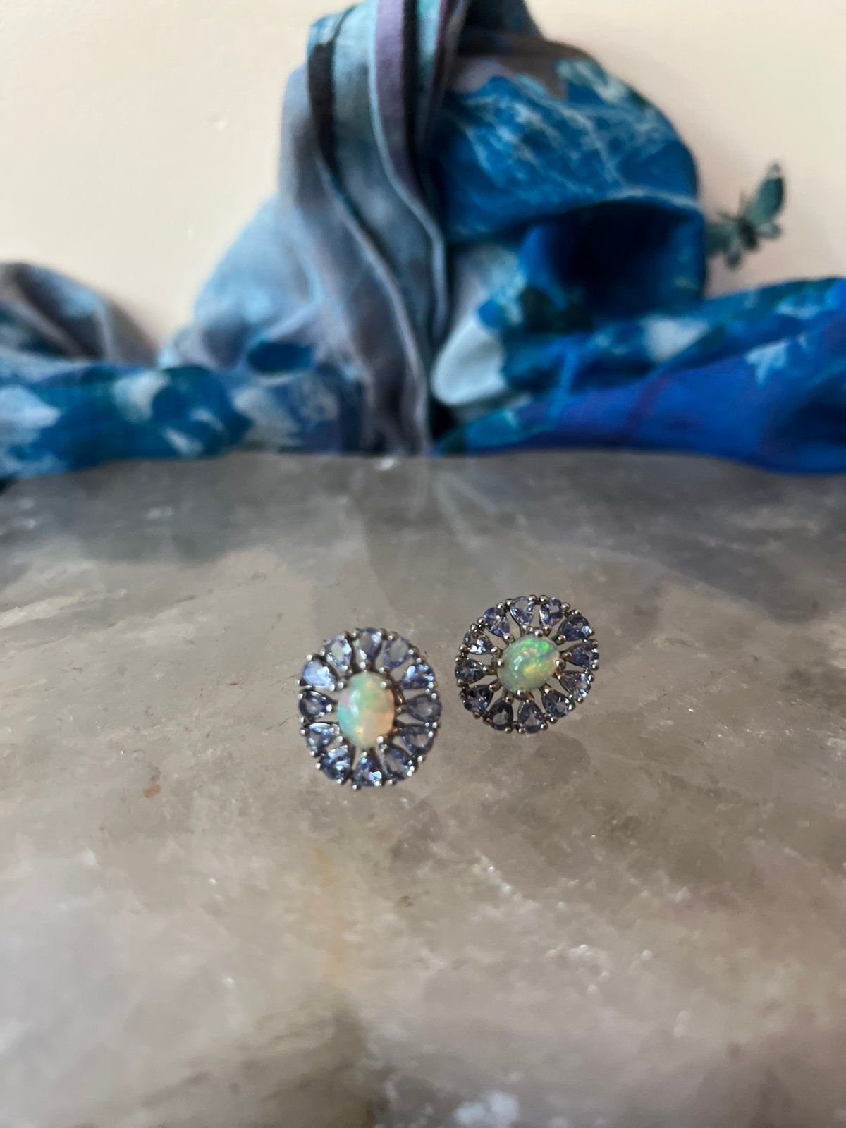 Tanzaniet edelopaal beschermt geluk vreugde intuïtie magie, Blauw, Magnolia11, Nieuw, Ophalen of Verzenden