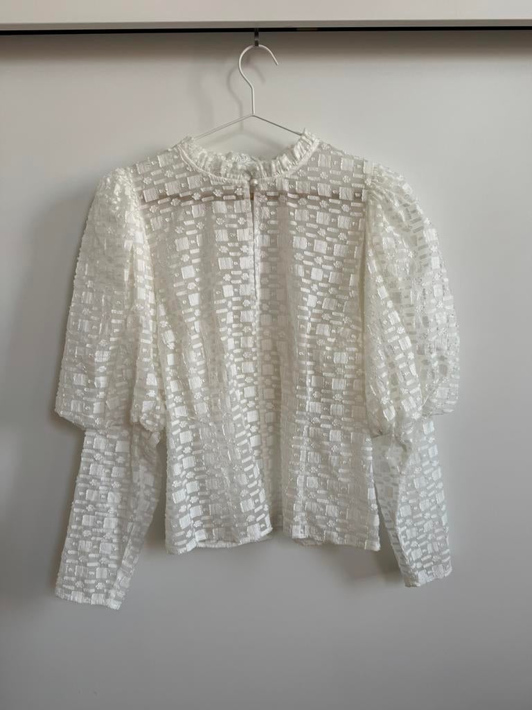 Co’couture witte blouse - maat M, Ophalen of Verzenden, Zo goed als nieuw, Maat 38/40 (M), Wit