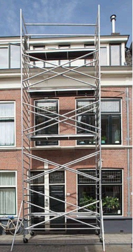 Professionele rolsteiger 135x300x10000cm, Doe-het-zelf en Verbouw, Steigers, Ophalen of Verzenden, Zo goed als nieuw, Rolsteiger of Kamersteiger