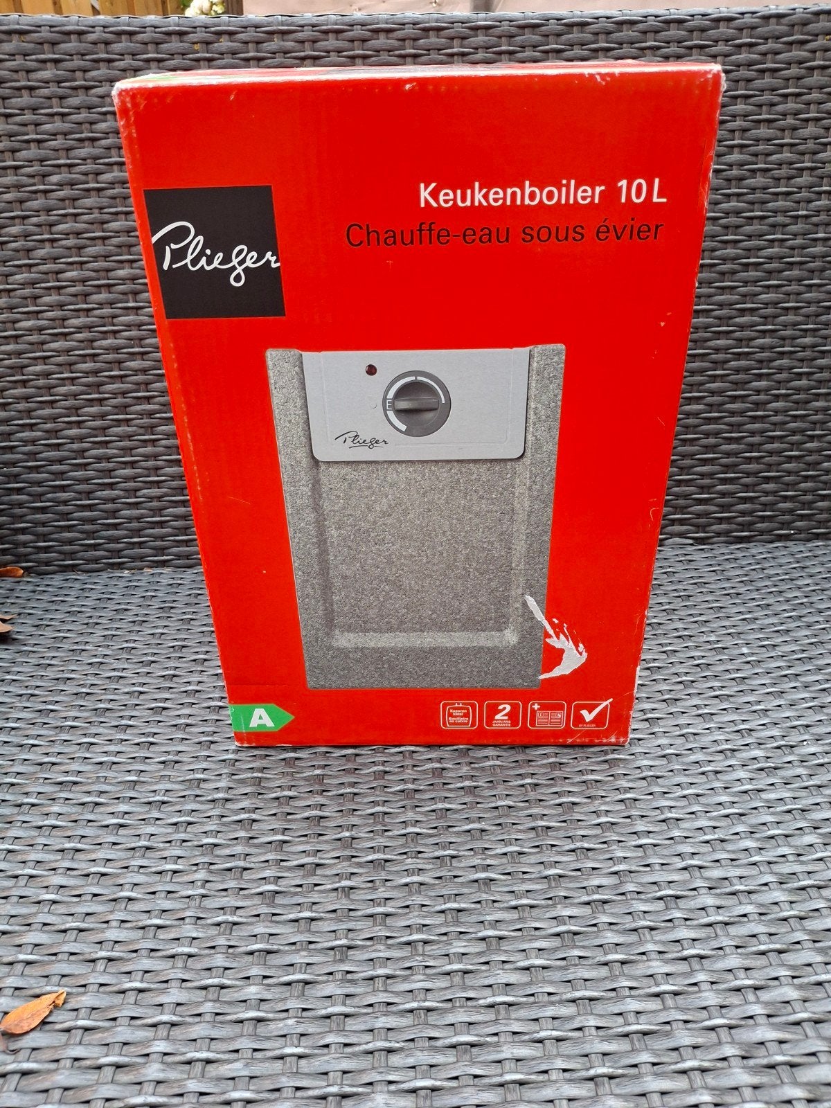 Plieger keukenboiler 10L - Nieuw in doos, Nieuw, Minder dan 3 jaar oud, Minder dan 20 liter, Boiler